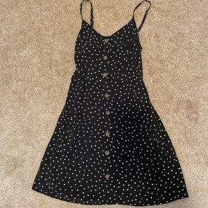 Black & White Dotted Dress